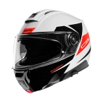 Шлем Schuberth C5 Eclipse Red, белый/красный, размер M (RR)
