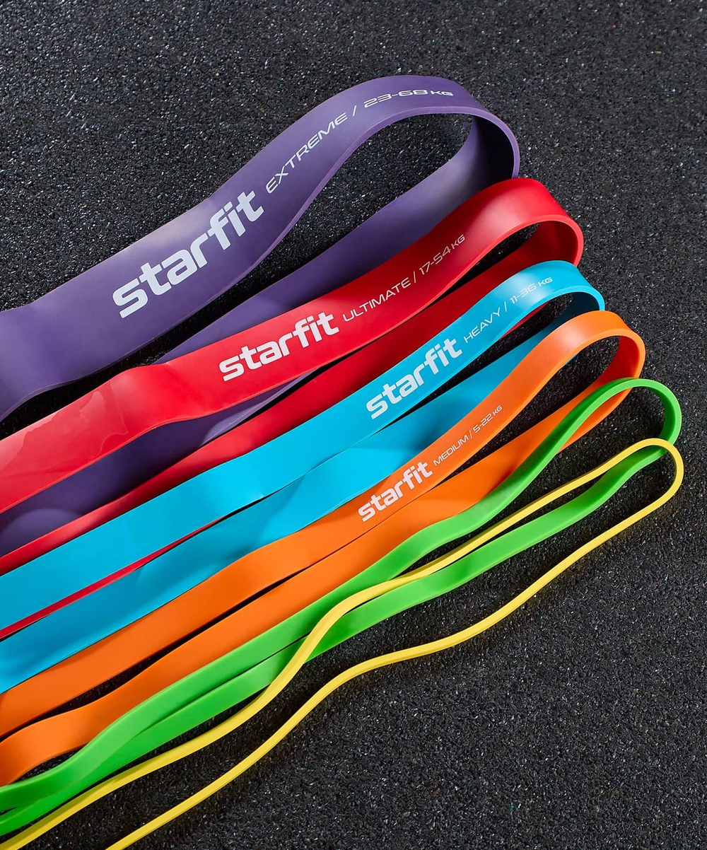 Эспандер ленточный STARFIT ES-803 2-15 кг, 208х1,3 см, зеленый