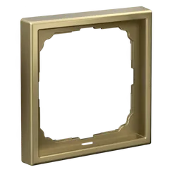 Рамка пластиковая на 1 пост Systeme Electric ArtGallery Золото GAL001601