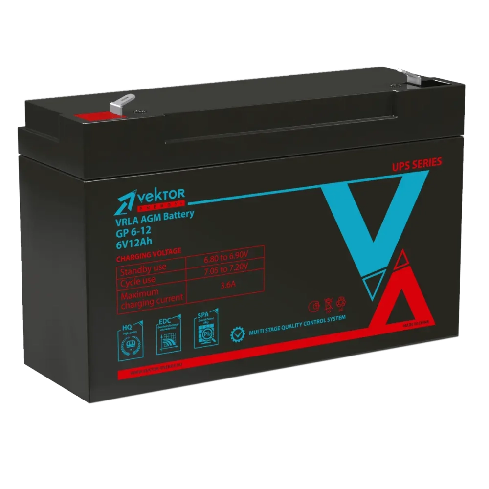 Аккумуляторная батарея Vektor Energy GP 6-12