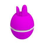 Лиловый двусторонний стимулятор клитора Pretty Love Gemini Ball BI-300001