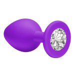 Анальная пробка Lola Games Emotions Cutie Medium Purple clear crystal 4012-06Lola