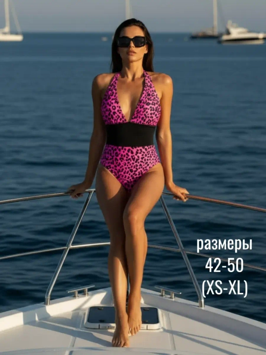 Купальник-пландж слитный моделирующий