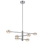 Люстра MX22030002-6A chrome/clear