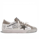 Мужские Кеды Golden Goose 'Superstar' Cuir Blanc Taupe