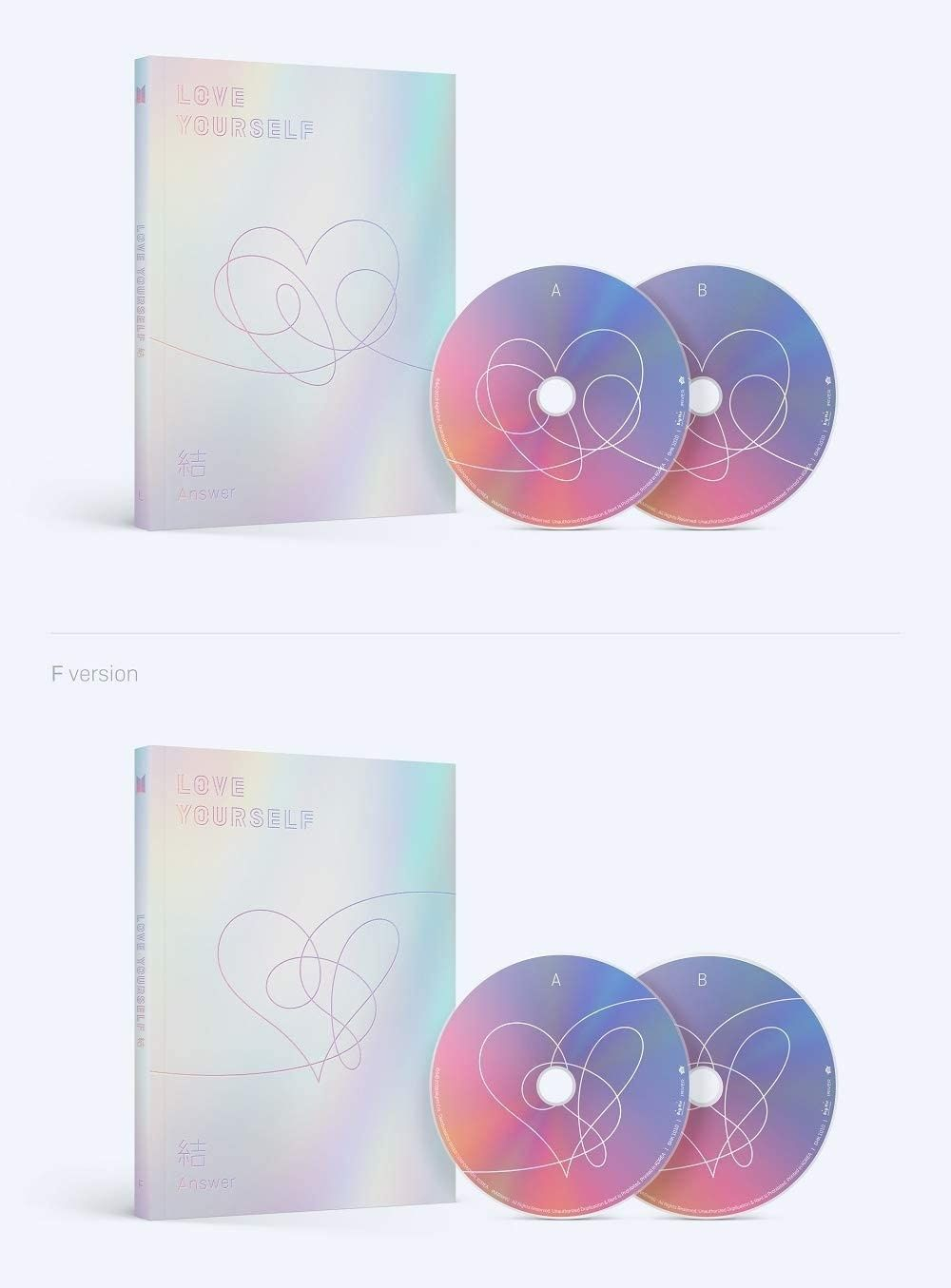 Альбом BTS - Love yourself Answer 4th Album 4 Version SET