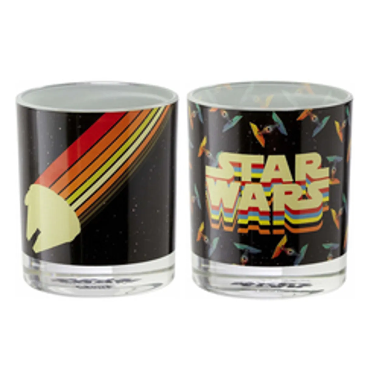 Набор стеклянных бокалов  Funko Star Wars Retro Retro Vehicles Tumbler Set