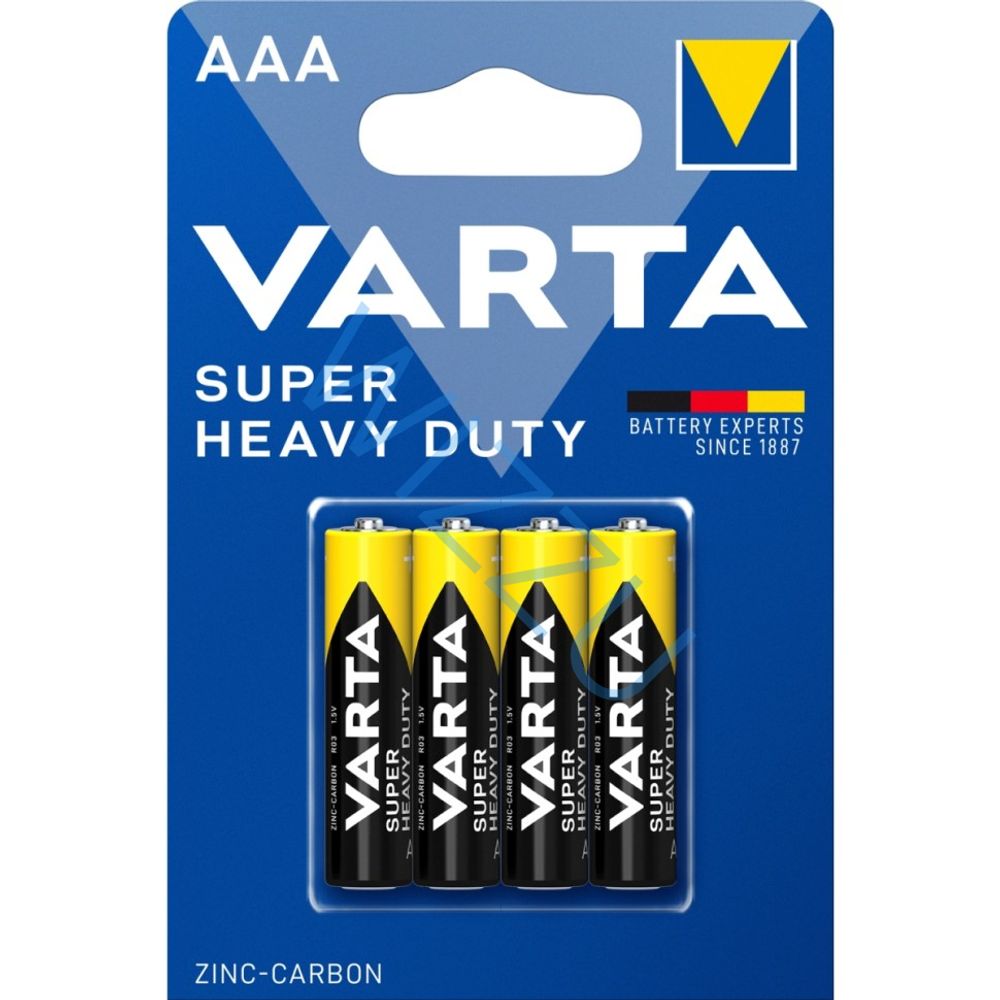 Батарейка Varta SUPER Heavy Duty  R03 AAA BL4  1.5V