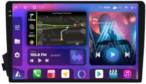 Магнитола для SsangYong Actyon 1 2005-2010, Kyron, Actyon Sports 2006-2016 - FarCar BM158M-2K монитор 9.5" 2K QLED на Android 14, Быстрая, CarPlay, 4G SIM-слот