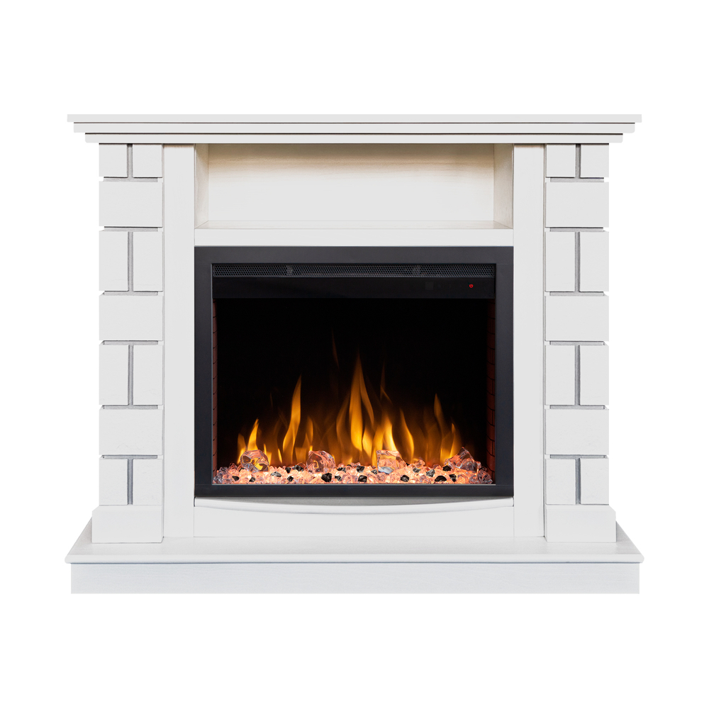 Каминокомплект Real Flame Edward WT с очагом Saphir 25,5