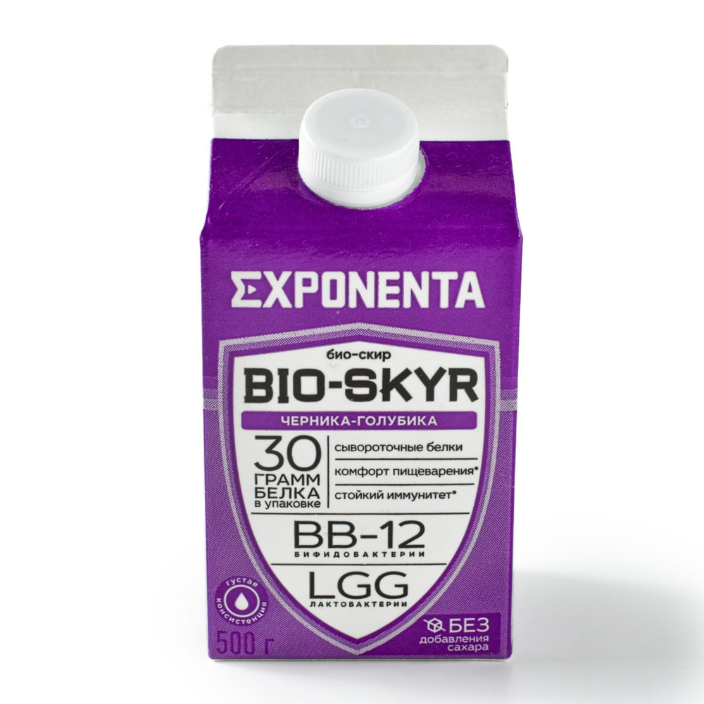 Напиток Exponenta Bio-Skyr черника-голубика 500 гр