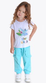 Брюки трикотажные для девочки 2-8 лет Fleur de Vie