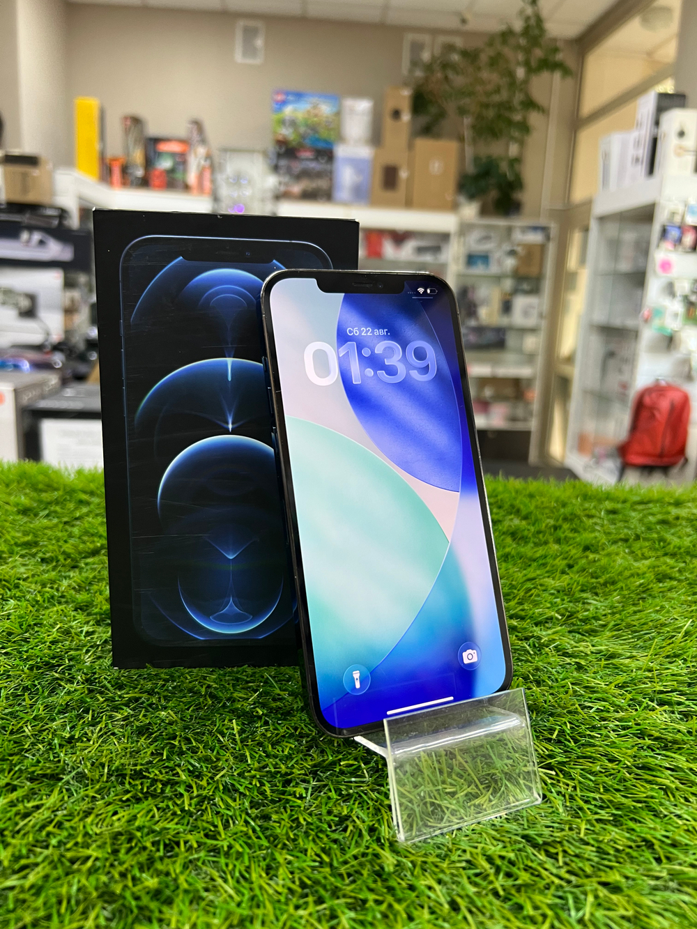 Б/У iPhone 12 Pro Max 256Gb Pacific Blue