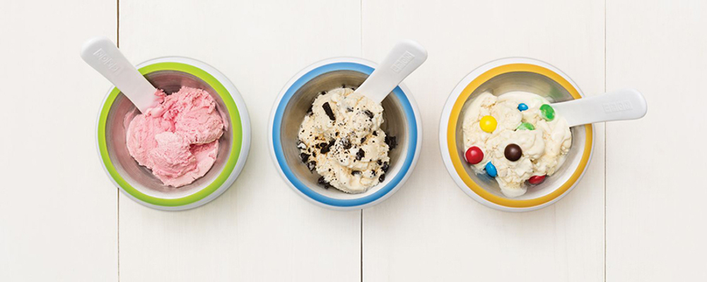 Мороженица ice cream maker красная