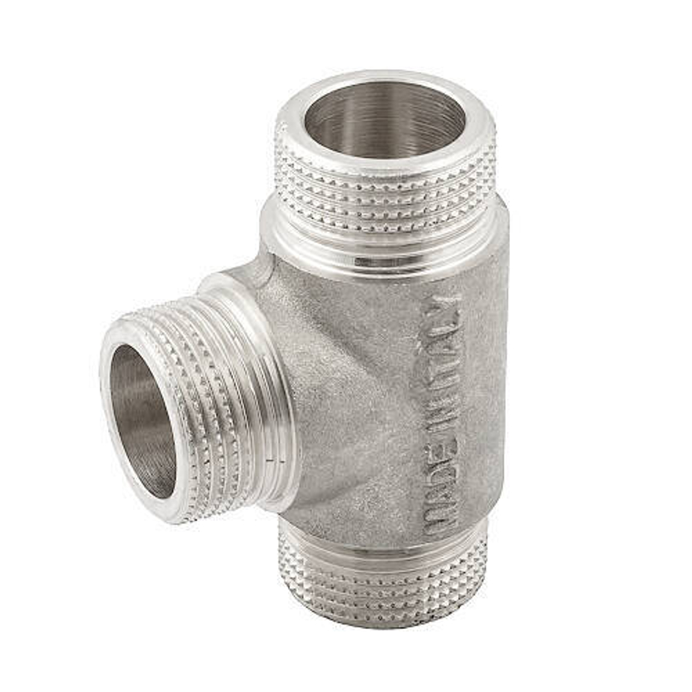 Тройник с наружной резьбой ELSEN METALIT EBF06 - 1/2" (латунь с покрытием TIN)