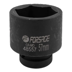 Головка ударная 1'', 57мм (6гр.) Forsage F-48557