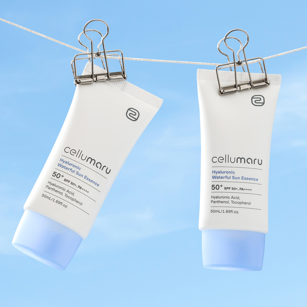 [CELLUMARU] Солнцезащитная эссенция для лица увлажняющая Hyaluronic Waterful Sun Essence SPF 50+ PA++++, 50 мл