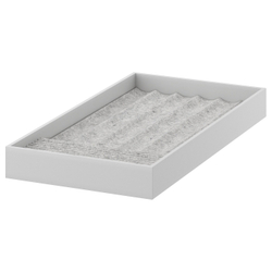 IKEA KOMPLEMENT  (ИКЕА КОМПЛЕМЕНТ)  -  Лоток для украшений, светло-серый, 25x53x5 см