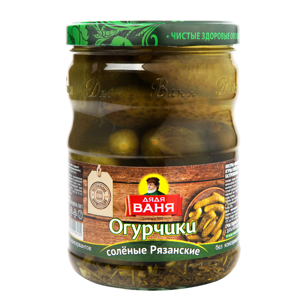 Огурцы "Дядя Ваня" Рязанские 500г