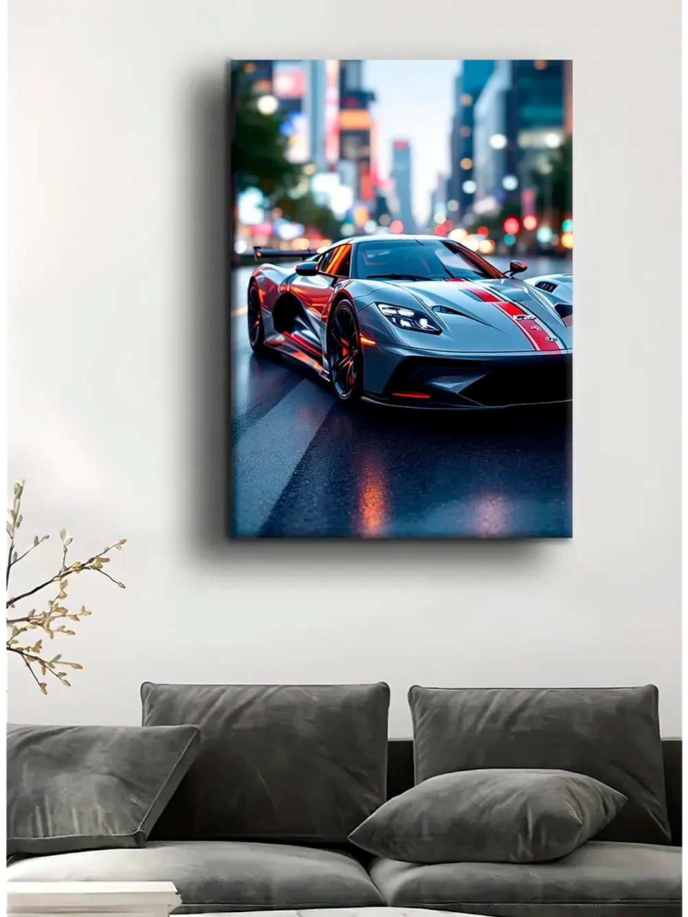 Картина Koenigsegg Agera, для интерьера 30х40см 1шт.