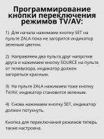 Универсальный пульт дистанционного управления для IP-TV ресиверов и интерактивных приставок ZALA Huayu PDUHOB2081 (HOB2081, GDL-62-ZTE030, ZTE030, HOB798, ZTE Black, MAG-245, MAG-250, MAG-254, MAG-255, MAG-260, MAG-270)
