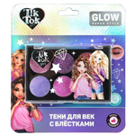Тени д/век 6цв. 6г. с блестками YS98083-TTG (Tik Tok girl)