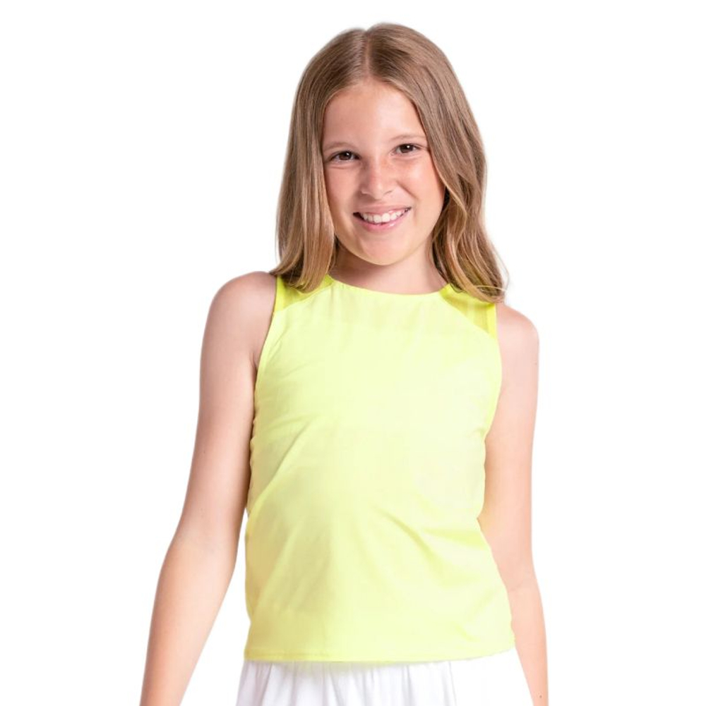 Майка для девочек Lucky in Love Tie Break Tank — lemon frost