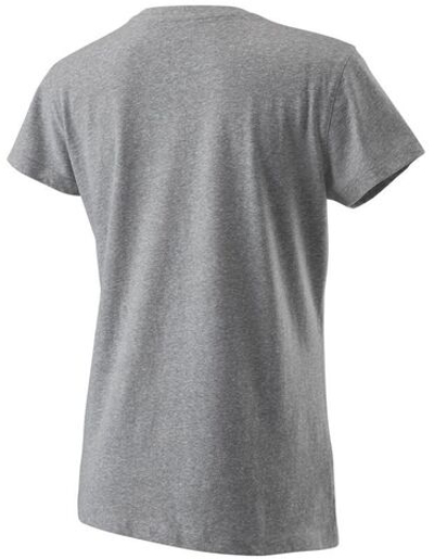 Женская футболка теннисная Wilson W Blur Tech Tee - heather grey