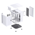 Корпус JONSBO TK-1, mini-ITX, micro-ATX, ATX, белый (без БП)