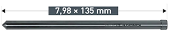 Коронка с твердосплавными напайками Karnasch Power-Max 55 Ø14×55 мм, арт. 20.1141A-014