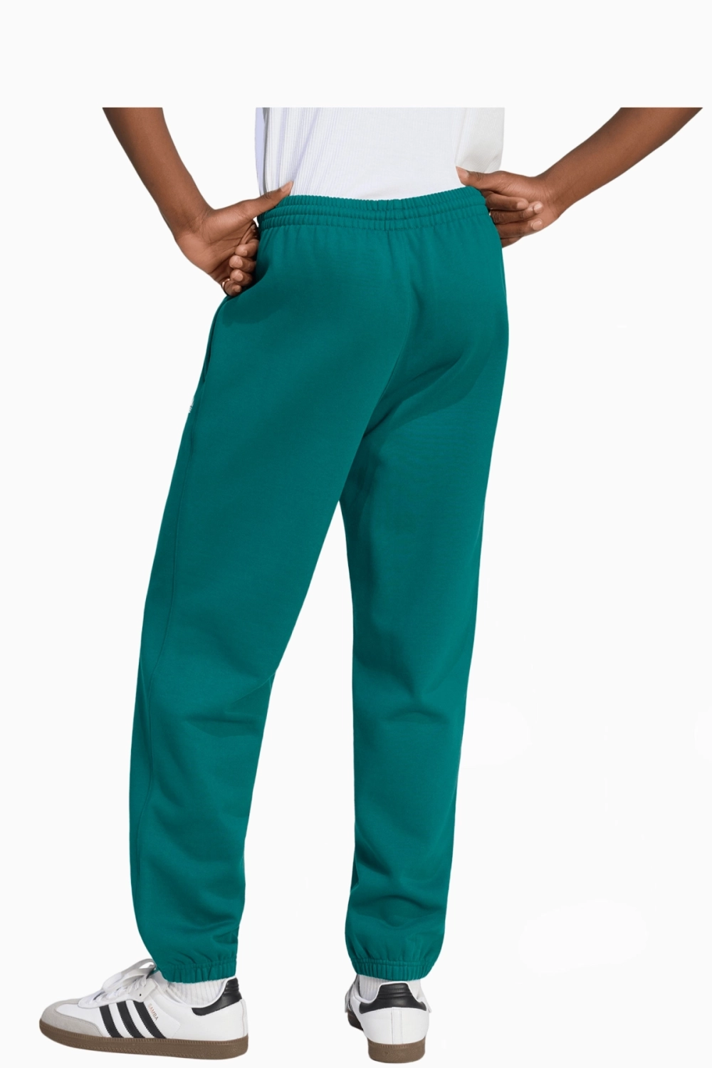Штаны adidas Originals Trefoil Essentials Regular Fleece - зеленый