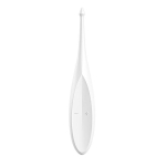 Белый вибромассажёр 17,5см для точечной стимуляции Satisfyer Twirling Fun