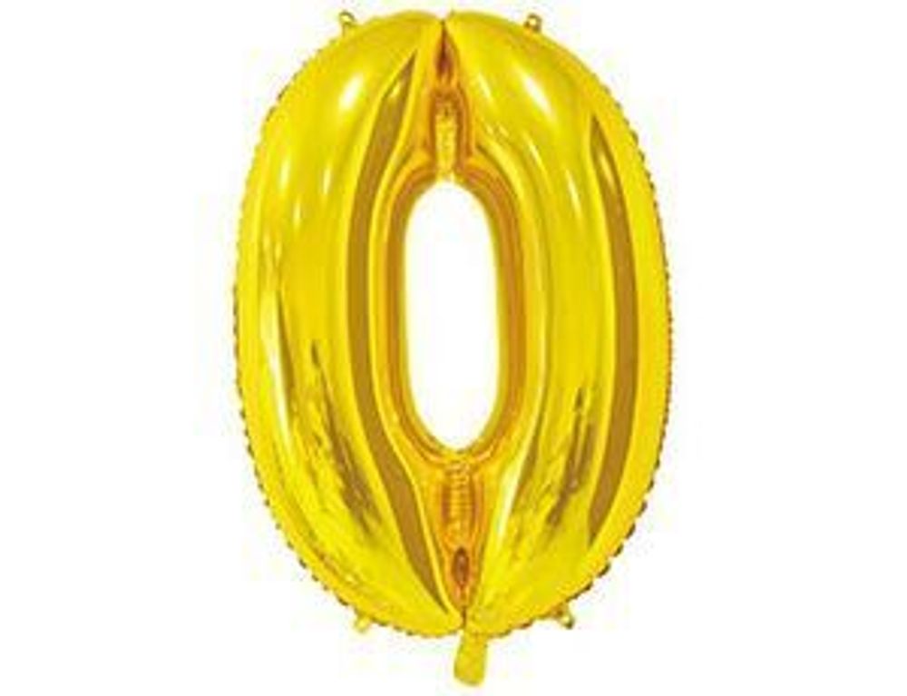 К ЦИФРА 0  26" Золото 60 см.