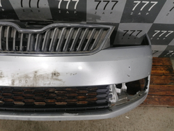 Бампер передний Skoda Rapid 1 12-20 Б/У Оригинал 60U807221F