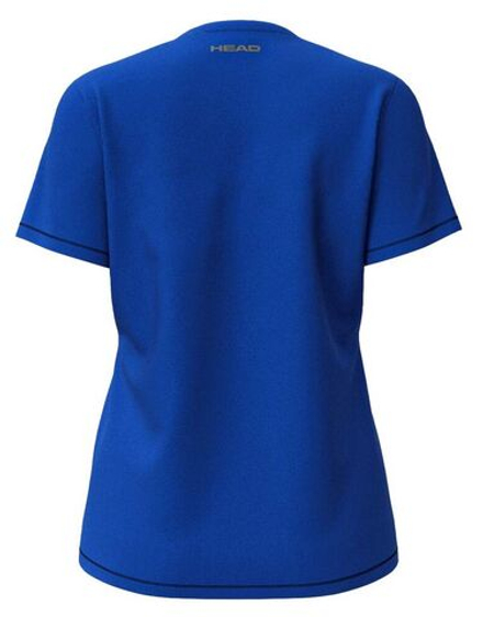 Женская теннисная футболка Head Club Original — royal blue