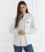 Рубашка TJW BADGE BOYFRIEND SHIRT Tommy Jeans - белый(DW0DW17351)