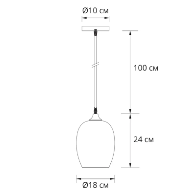Подвесной светильник Arte Lamp PROPUS A4344SP-1BK, 1хE27