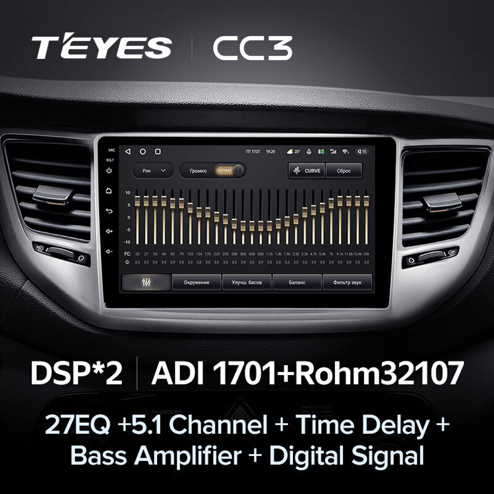 Teyes CC3 9" для Hyundai Tucson 2015-2018
