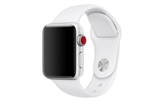 Ремешок Gurdini Спортивный для Apple Watch 38 / 40 / 41 mm Белый