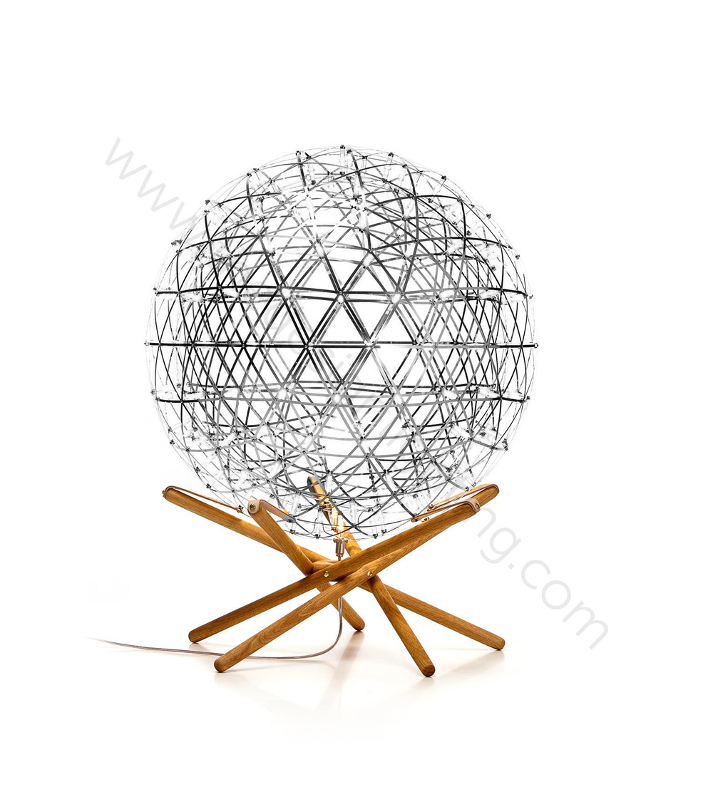 Floor lamp   Raimond Tensegrity by Moooi (Silver,  D 89 cm)