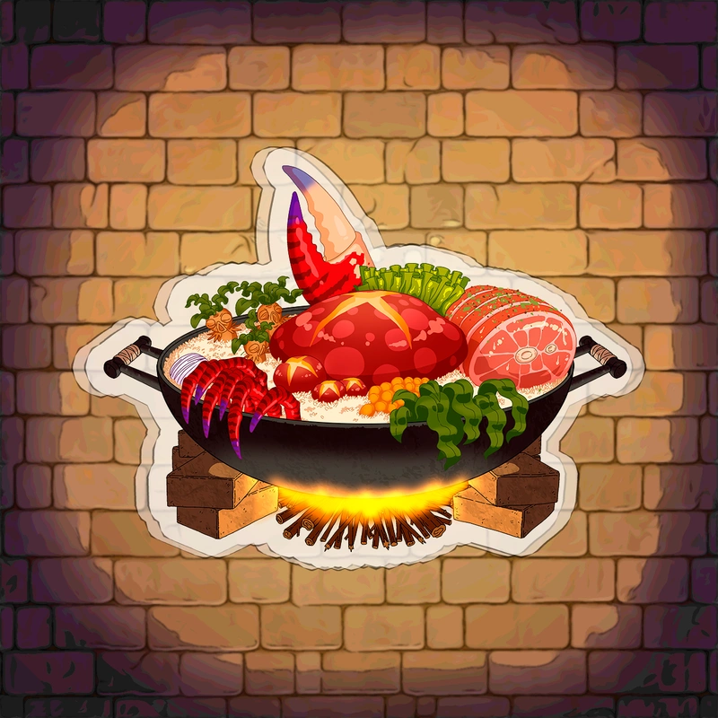 Акриловый стенд «Dungeon Meshi: Senshi's Cooking Pot»