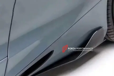 Карбоновые боковые аэродинамические лопасти для боковых юбок для McLaren 720S 2017-2023 МакЛарен тюнинг