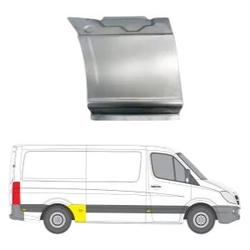 Полуарка перед правая Mercedes Sprinter W906 2006-2019 3265мм (Polcar)