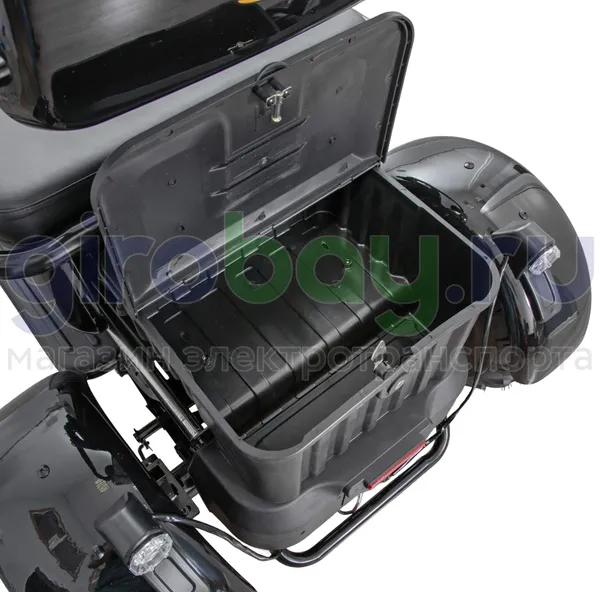 Электротрицикл IKINGI SIBTRIKE T3 Pro MAX 1000W (60V/30Ah) - Чёрный фото №27