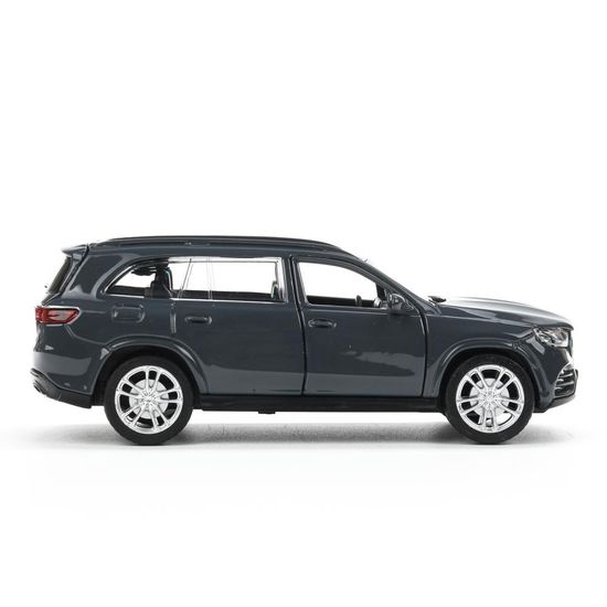 Машина металл MERCEDES-BENZ gls class amg 12см, дв,баг,ин,серый, кор. Технопарк