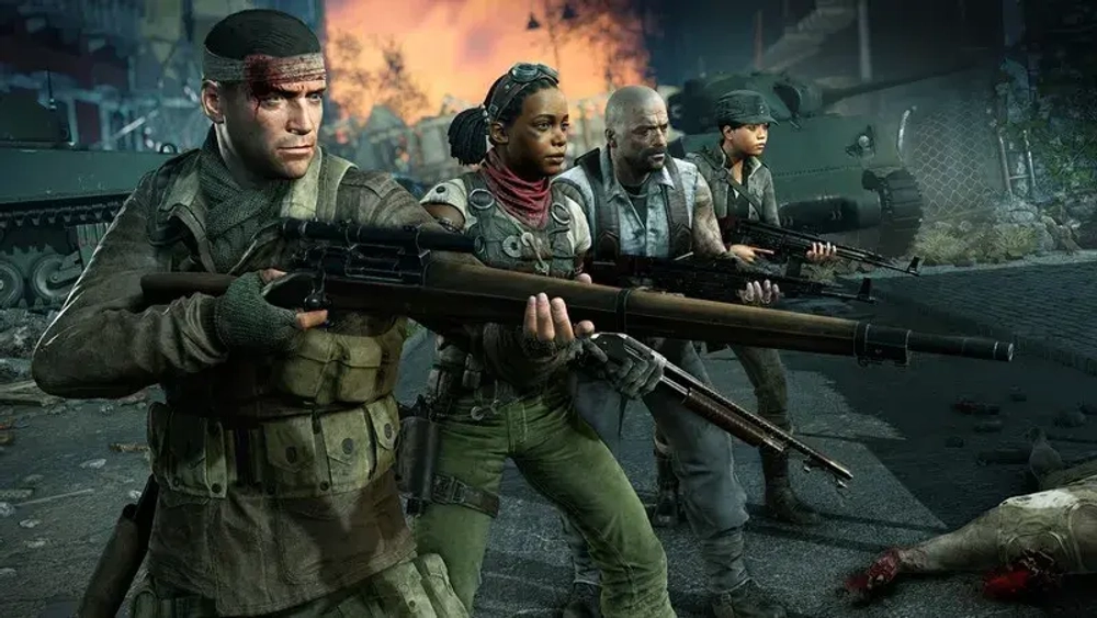 Zombie Army 4: Dead War Стандартное издание (картридж для Nintendo Switch, полностью на русском языке)