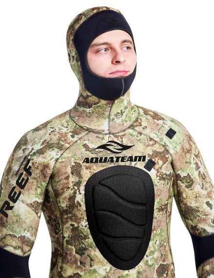 Гидрокостюм Aquateam Reef 5 мм ультраспан/открытая пора зеленый