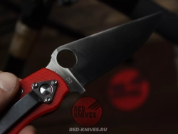 (Реплика Spyderco Military) Складной нож Steelclaw Боец-3 , красная рукоять - сталь D2