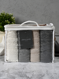 HAV00252 Набор полотенец для лица PIERRE CARDIN HOME из 4пр MAJESTY 50х90