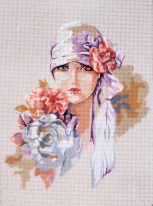 Рисунок для вышивания Soulos (канва жесткая), Модница, 50х40 см